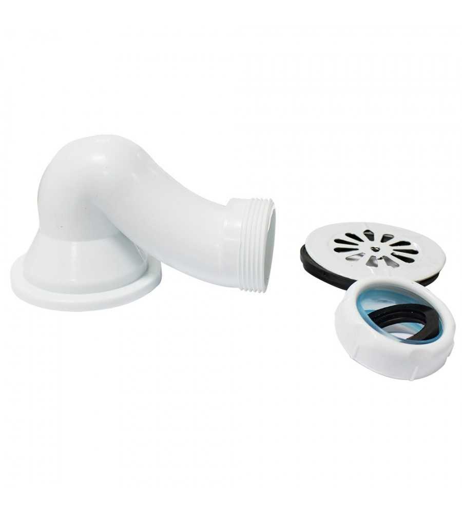 Bonde siphoide en S pour receveur d 40