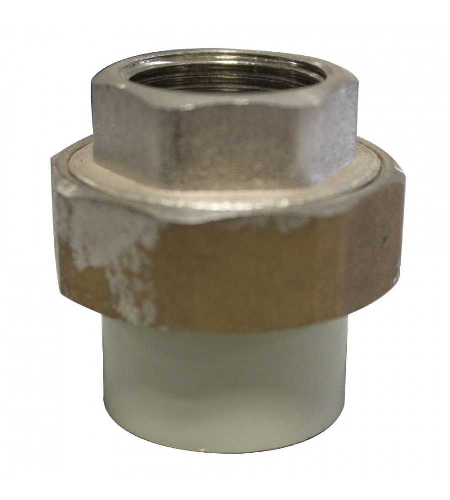 Raccord union pour gris D.25mmx3-4F