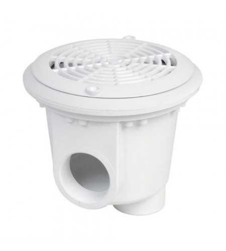 Bonde de fond avec grille Blanc