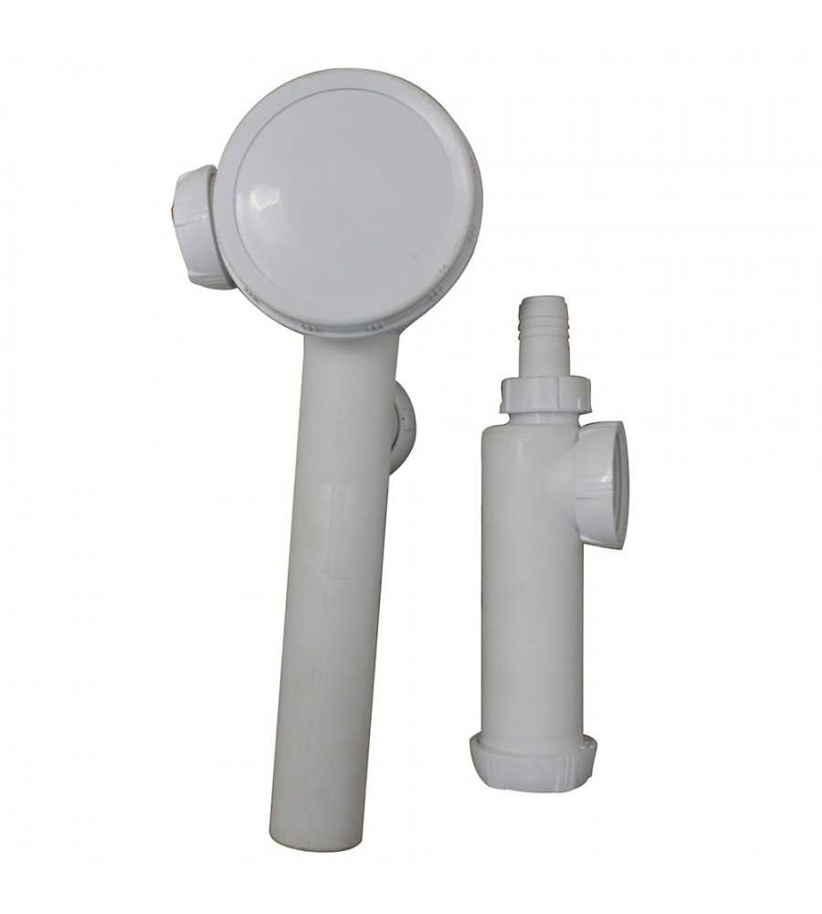 Siphon espace evier 2 bacs extra lat TM200040
