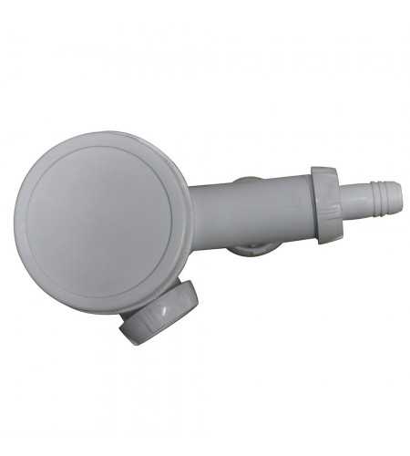 Siphon espace evier 1bac extra plat TM100040*