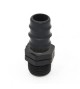 Raccord droit plastique mâle d20 1-2