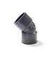 Coude 45° en PVC femelle-femelle Ø40mm