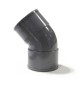 Coude en PVC 45° femelle-femelle Ø100 mm