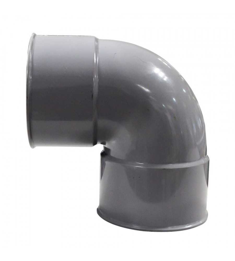 Coude pvc 87° femelle femelle 100