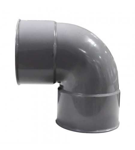 Coude pvc 87° femelle femelle 100