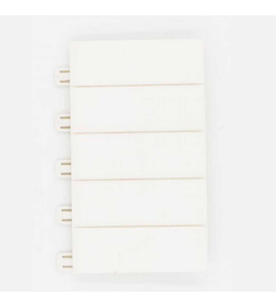 Obturateur blanc 5 modules