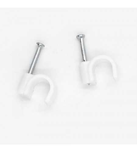 Attaches pontets n°7 BLANC RAL (boîte de 100pces)