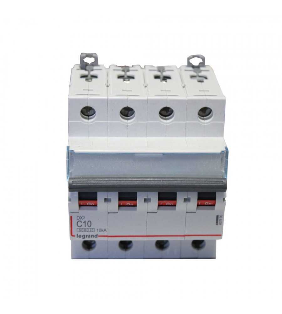 Disjoncteur 4P-10A -