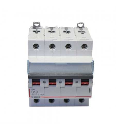 Disjoncteur 4P-10A -