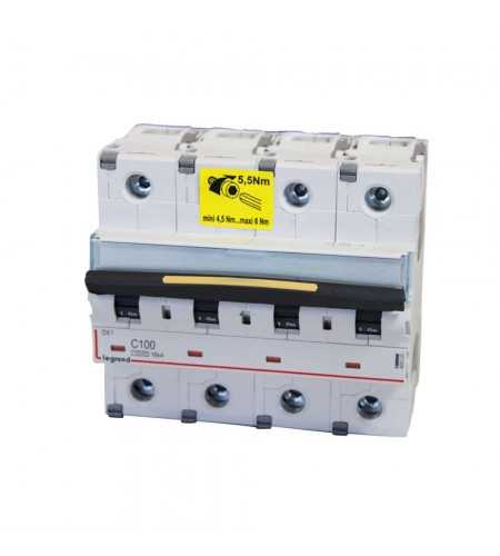 Disjoncteur DX 100A-4P