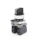 Bouton tournant noir diam