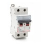 Disjoncteur modulaire bipolaire magnétothermique 40A