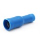Fiche femelle ronde 1.0-2.5mm² bleu (bte100pcs)*