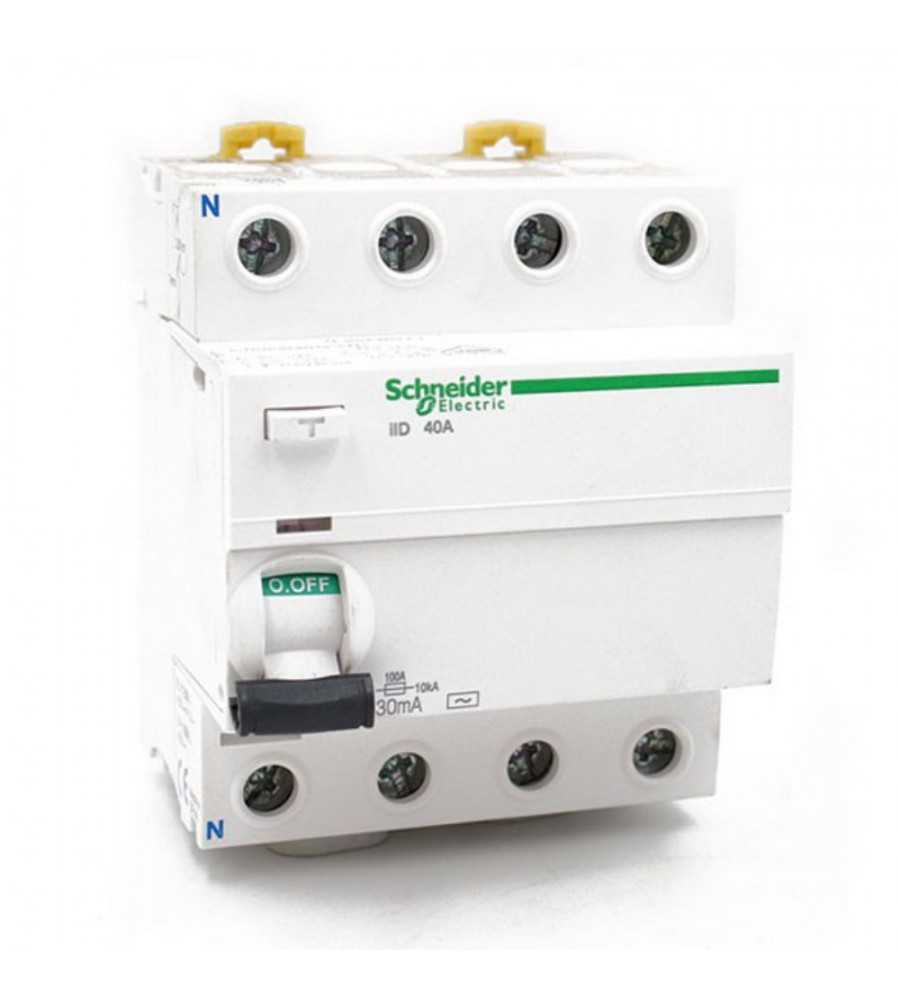 Interrupteur différentiel4P-240V 40A-30mA*