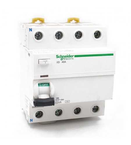 Interrupteur différentiel4P-240V 40A-30mA*
