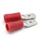 Languette 6.3mm 0.5-1.5mm² rouge (bte100pcs)*