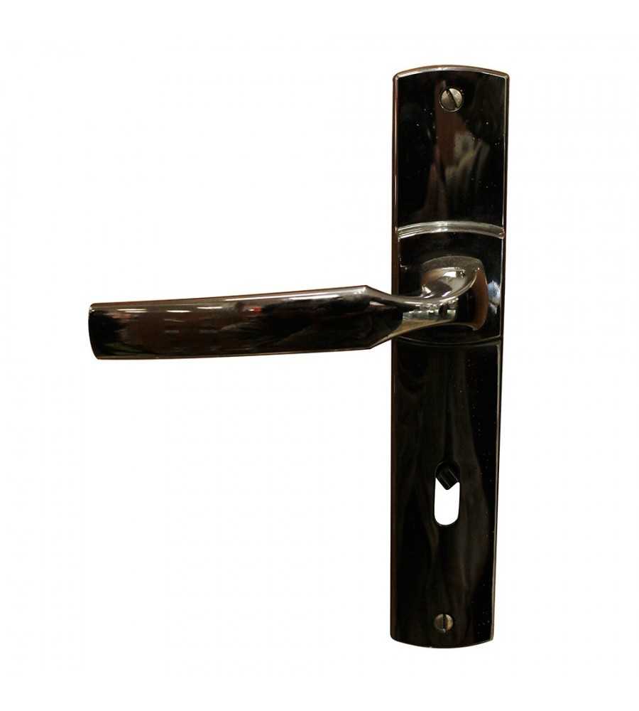 Ensemble de porteplaque artis clé L diamant noir