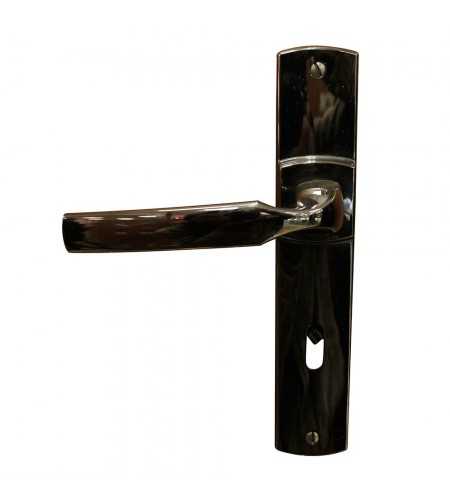 Ensemble de porteplaque artis clé L diamant noir