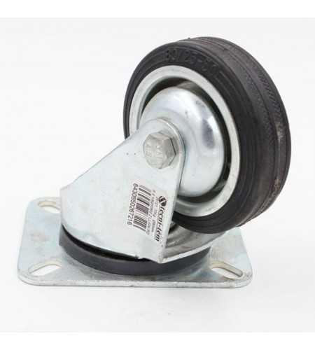 Roulette 125mm-140kg avec platine de fixation