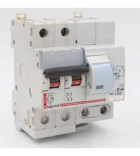 Disjoncteur différentiel 25A-30mA-2P