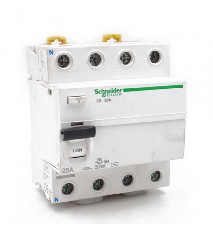 Interrupteur différentiel4P-415V 25A-30mA*