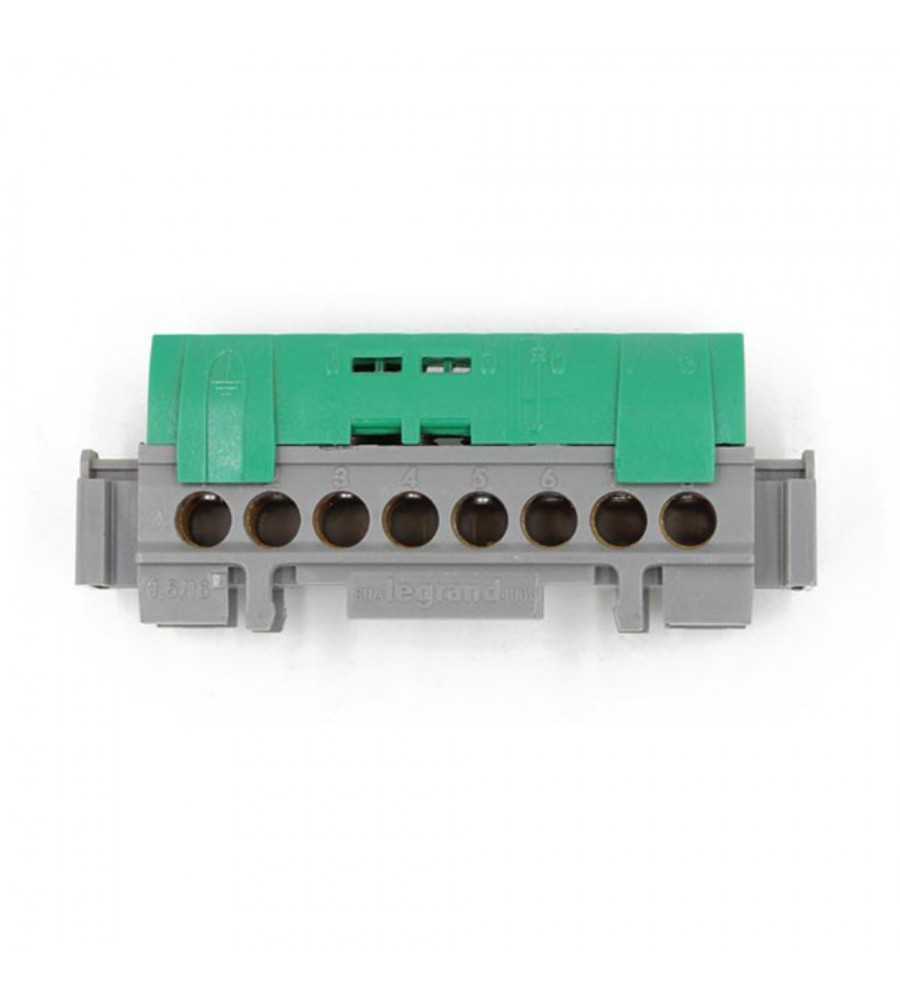 Borniers isolés IP2X-8 - Terre *
