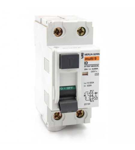 Interrupteur différentiel2P-240V 25A-30mA*