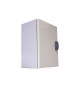 Coffret métallique Atlantic 400x300x200 mm gris avec plaque pleine