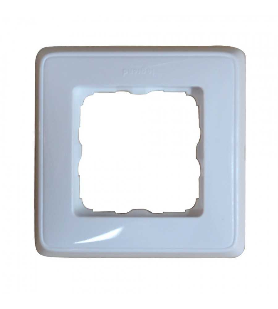Cariva plaque 1 poste blanc