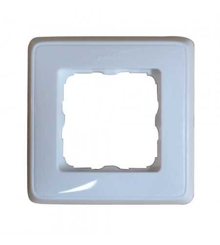 Cariva plaque 1 poste blanc