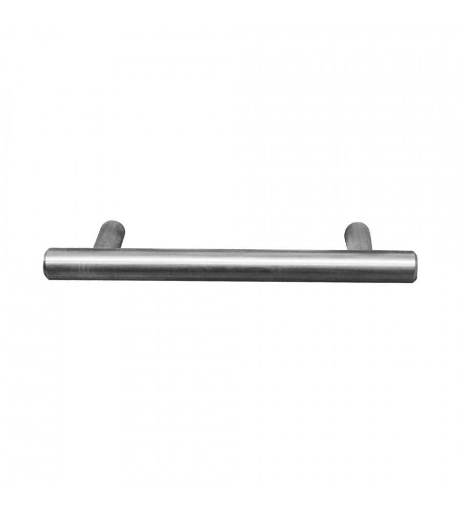 Poignée de meuble en acier inox mat 136mm
