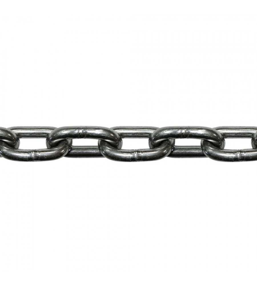 Chaine droite soudée maillon courtacier zingué 8mm 25m