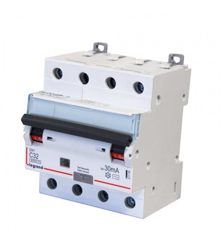 Disjoncteur différentiel monobloc DX3 32A