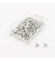 Attaches pontets n°6 GRIS RAL (boîte de 100pces)