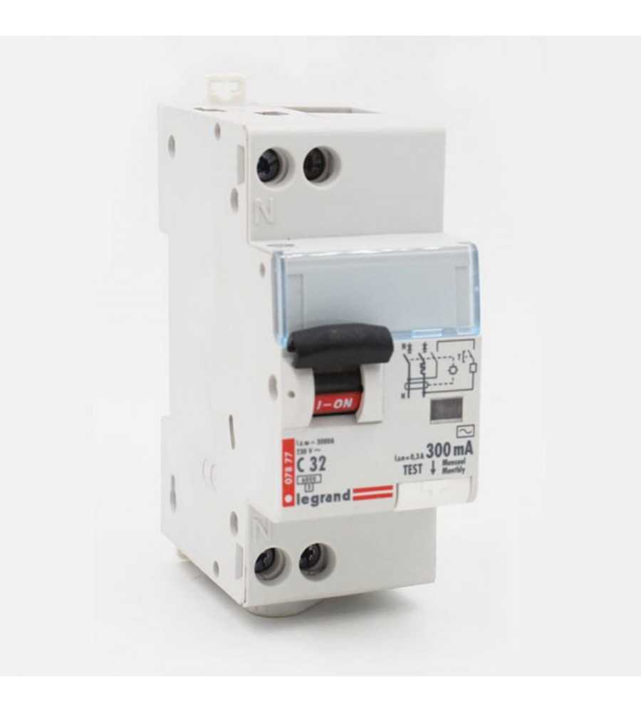 Disjoncteurdifférentiel C32 - 300mA - 1P+N ex-07877