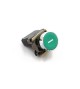Bouton poussoir affleurant 1 blanc vert