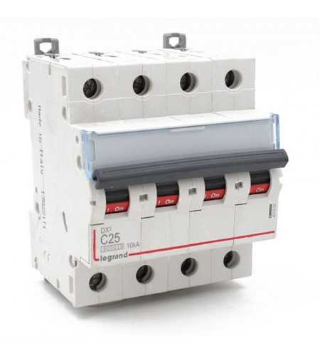 Disjoncteur DX 25A-4P
