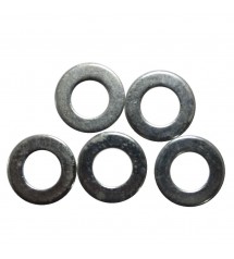 Rondelle plate ZBlanc 10mm*