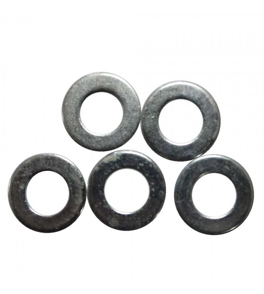 Rondelle plate ZBlanc 10mm*