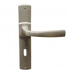 Ensemble de porteplaque muze clé L platine