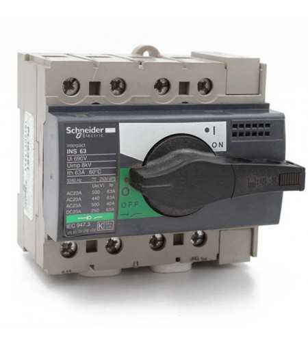 Interrupteur sectionneur Interpact INS 63A-4P
