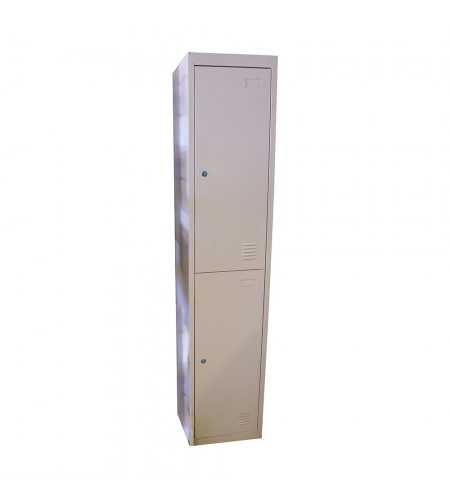 Vestiaire métal 2 étages 380x450x1850