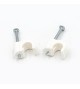 Attache Fixfor gris RAL7035 pour câble rond Ø8mm