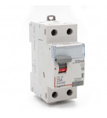 Interrupteur différentiel DX³ ? 2 Pôles 230V~ 25A 300mA - 2 modules