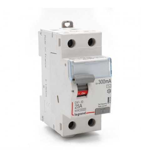 Interrupteur différentiel DX³ ? 2 Pôles 230V~ 25A 300mA - 2 modules