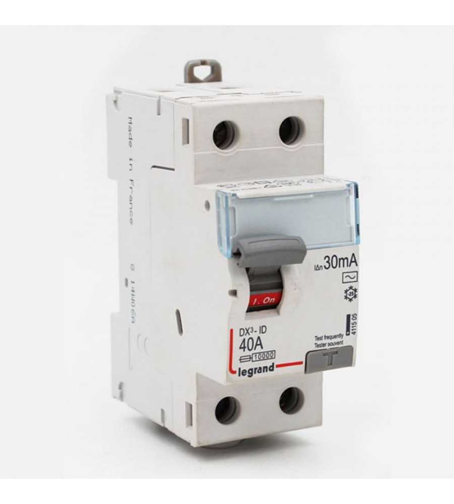 Interrupteur différentiel DX3 départ bas 40A