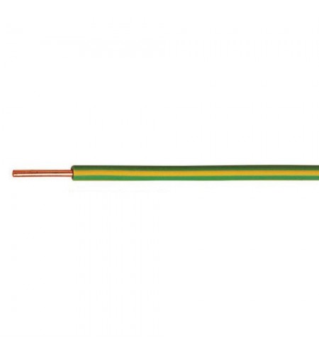 Cable isolé souple 10mm² v-j *