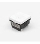 Interrupteur mosaic commande volet roulant blanc