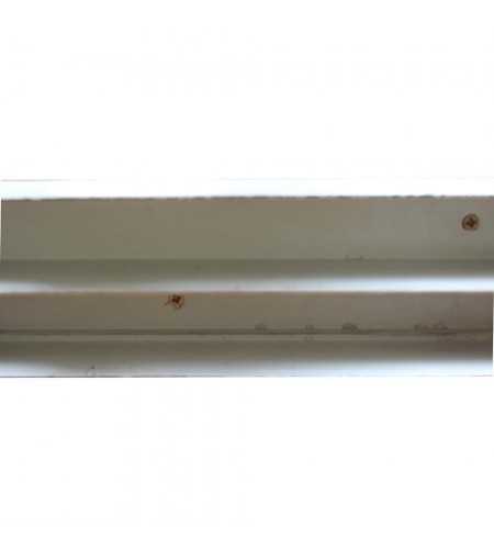 Rails haut et bas blanc 5500mm